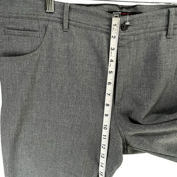 Alberto Ceramica Stone Pants Men 40x34 Gray Modern Fit Straight Leg Smart Casual - Picture 7 of 14